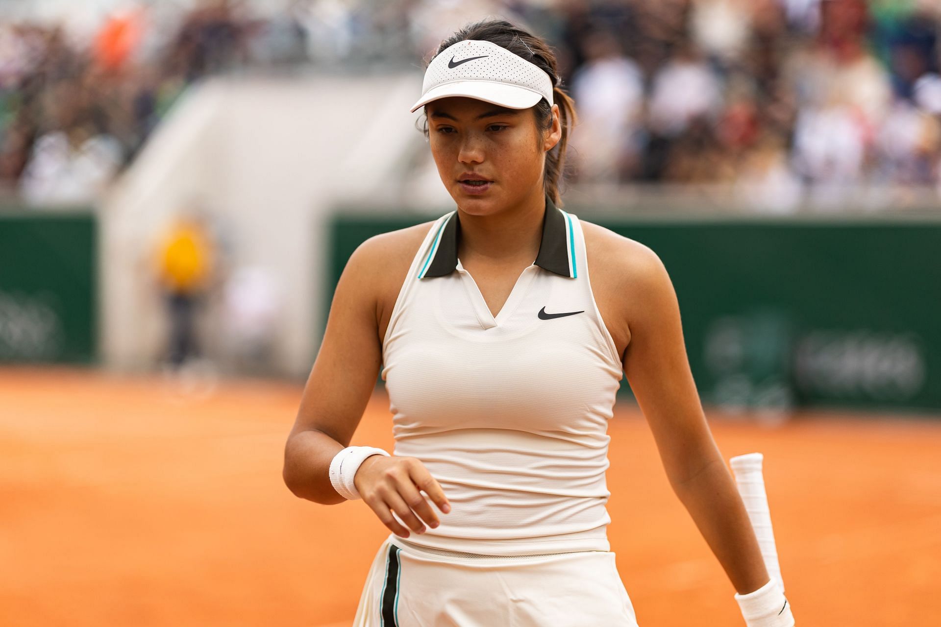 Raducanu at the 2025 French Open - Day Two - Source: Getty